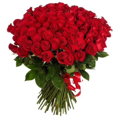 "Розали" - букет из красных роз с доставкой по городу по Егорьевску